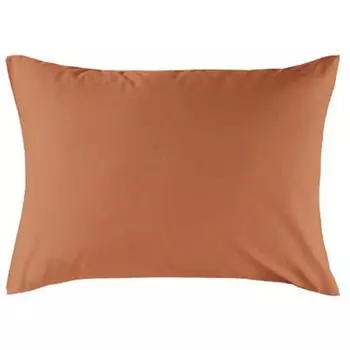Наволочка, размер 52х74 см, цвет терракот