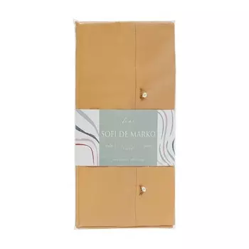 Наволочка, размер 70х70 см, цвет песочный