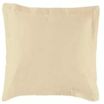 Наволочка, размер 70х70 см, цвет светло-бежевый