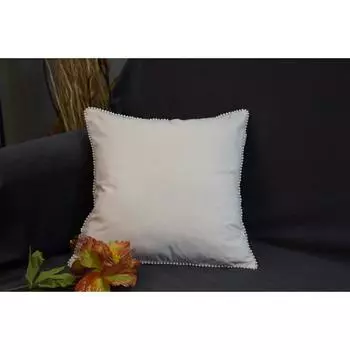 Наволочка «Рошель», размер 45х45 см, цвет молоко