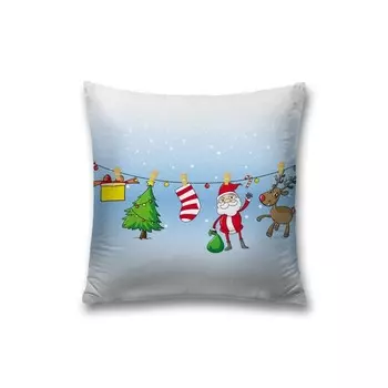 Наволочка декоративная «Новогодняя сушилка», на молнии, размер 45х45 см