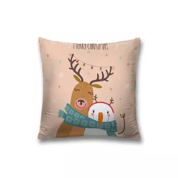 Наволочка декоративная «Шарф на двоих», на молнии, размер 45х45 см