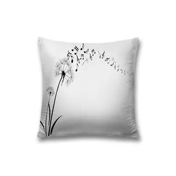 Наволочка декоративная «Музыкальный одуванчик», на молнии, размер 45х45 см