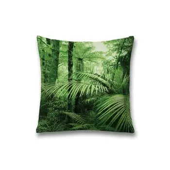 Наволочка декоративная «Лесной папоротник», на молнии, размер 45х45 см
