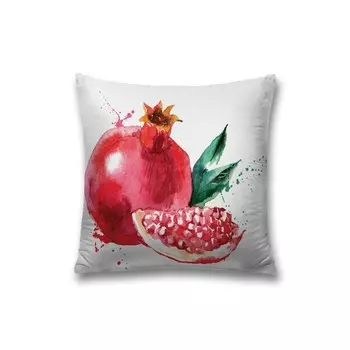 Наволочка декоративная «Спелые гранаты», на молнии, размер 45х45 см