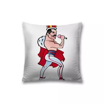 Наволочка декоративная «Фредди Меркьюри», на молнии, размер 45х45 см