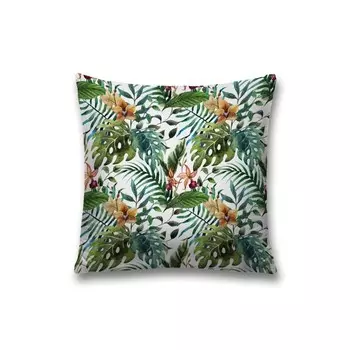 Наволочка декоративная «Зеленый папортник», на молнии, размер 45х45 см