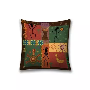 Наволочка декоративная «Африканская история», на молнии, размер 45х45 см