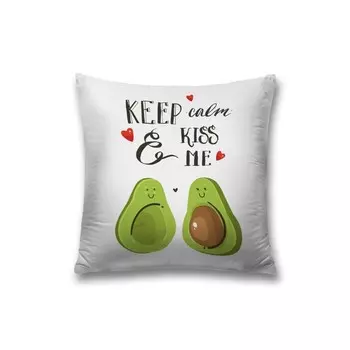 Наволочка декоративная «Ты - моя половинка», на молнии, размер 45х45 см