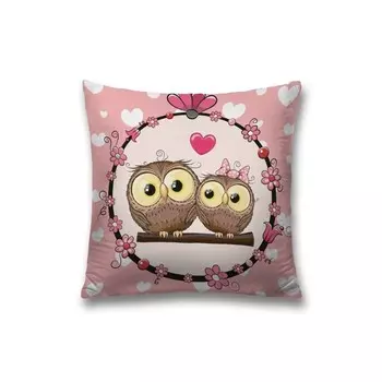 Наволочка декоративная «Любовные сплетни», на молнии, размер 45х45 см