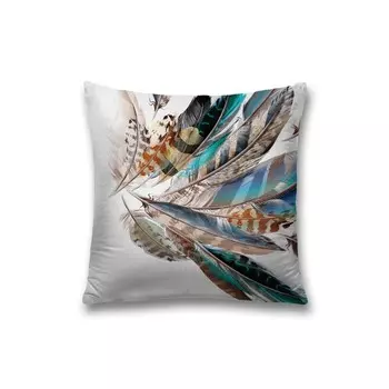 Наволочка декоративная «Декоративные перья», на молнии, размер 45х45 см