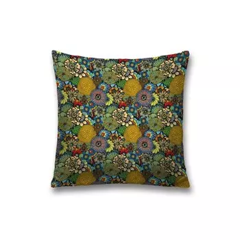 Наволочка декоративная «Цветочный луг», на молнии, размер 45х45 см