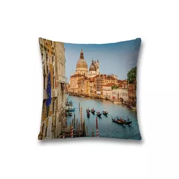 Наволочка декоративная «Речное такси», на молнии, размер 45х45 см