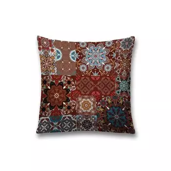 Наволочка декоративная «Цветы перемешались», на молнии, размер 45х45 см