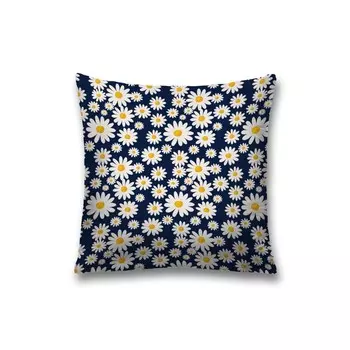 Наволочка декоративная «Поле ромашек», на молнии, размер 45х45 см