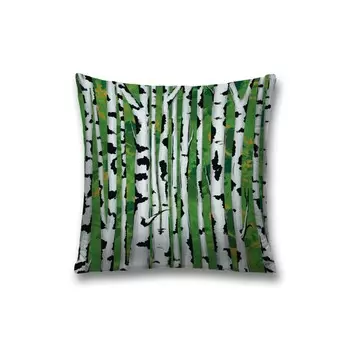 Наволочка декоративная «Березки», на молнии, размер 45х45 см