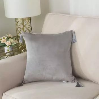 Наволочка Sofi De Marko «Кэтрин», размер 45х45 см, цвет серый