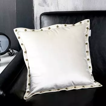 Наволочка Sofi De Marko «Людвиг», размер 45х45 см, цвет кремовый