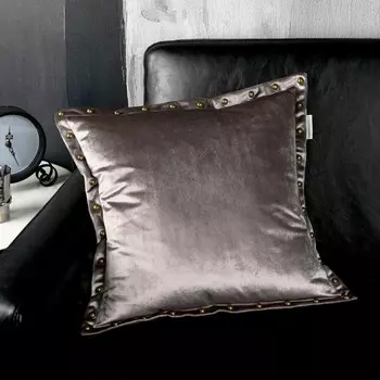 Наволочка Sofi De Marko «Людвиг», размер 45х45 см, цвет серый