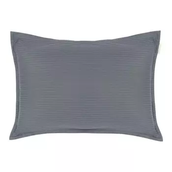 Наволочка Sofi De Marko, страйп-сатин, размер 50х70 см, цвет антрацит