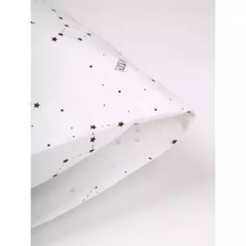 Наволочка STARS, размер 40х60 см, цвет белый