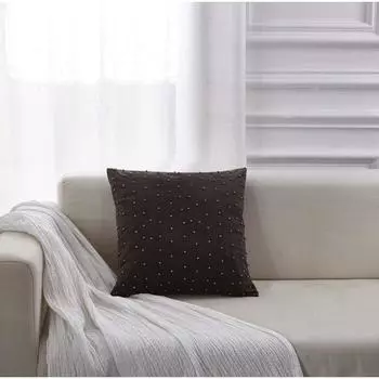 Наволочка «Жемчуг», размер 45х45 см, цвет кофе