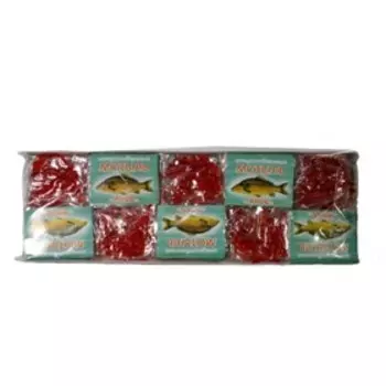 Наживка искусственная "Мотыль", вкус конопля