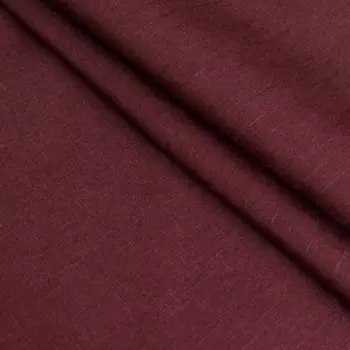 Негорючая портьера «Эклипсо», размер 145 х 280 см, цвет бордовый