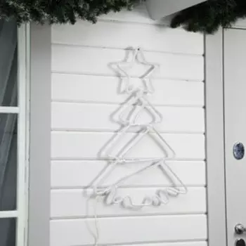 Неоновая фигура «Ёлочка», 47 77 см, 480 LED, 220 В, свечение зелёное