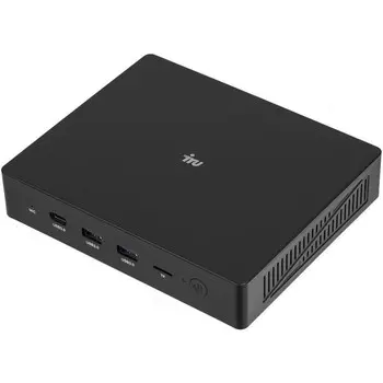 Неттоп IRU 110PGL Cel J4125 (2) 4Gb SSD128Gb UHDG 600 CR Free DOS GbitEth WiFi BT черный (18 10045