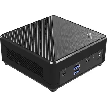 Неттоп MSI Cubi N ADL-016BRU slim N-series N200 (1) UHDG noOS 2xGbitEth WiFi BT 65W черный 1073506