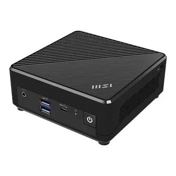 Неттоп MSI Cubi N ADL-037XRU slim N100 (0.8) 8Gb SSD256Gb UHDG noOS GbitEth WiFi BT 65W чер 103385