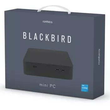 Неттоп Rombica Blackbird i3 HX10182P i3 10100 (3.6) 8Gb SSD256Gb UHDG 630 Windows 10 Profes 103385