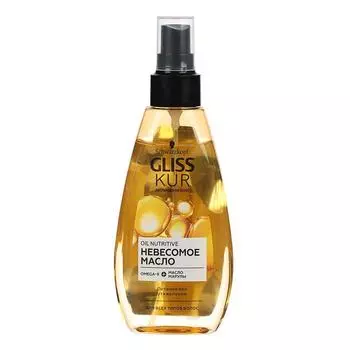 Невесомое масло Gliss Kur Oil Nutritive, для всех типов волос, 150 мл