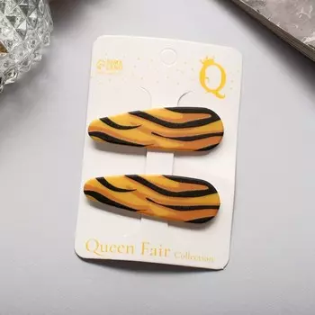 Невидимка для волос "Паула" (набор 2 шт) полосы, 5 см