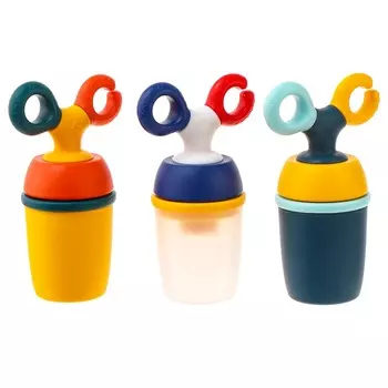 Ниблер для прикорма, с силиконовой сеточкой, вращающийся поршень, МИКС