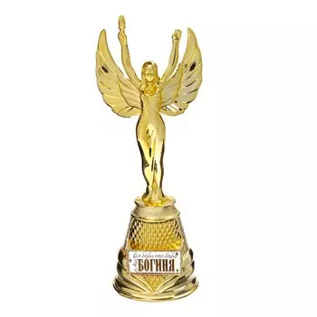 Кубок наградная фигура Ника «Богиня», пластик, золото, 19.5 см