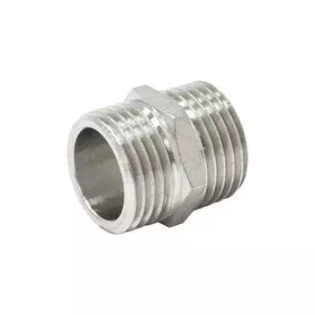 Ниппель STI, 1", никелированная латунь