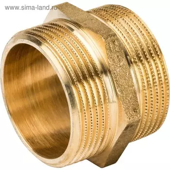 Ниппель STOUT SFT-0003-112112, 1" 1/2, наружная/наружная резьба