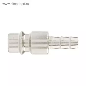 Ниппель универсальный Stels 57069, быстросъемный ("папа"), штуцер под шланг 10 мм, 2 шт.