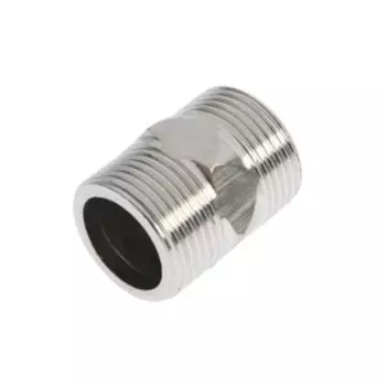 Ниппель ZEIN engr, 3/4", наружная резьба, нержавеющая сталь