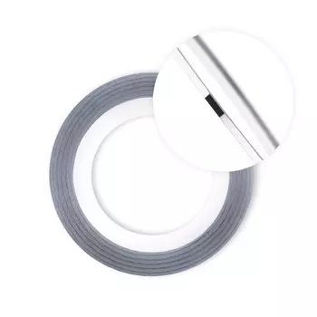 Нить для дизайна ногтей на клеевой основе TNL, серебро