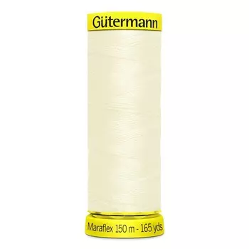 Нить Maraflex для трикотажных материалов, 150 м (001 молочный)