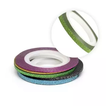 Нить на клеевой основе перламутровая Pole, 3 мм, салатовая