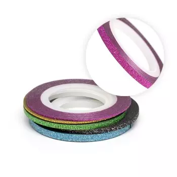 Нить на клеевой основе перламутровая Pole, 3 мм, малиновая