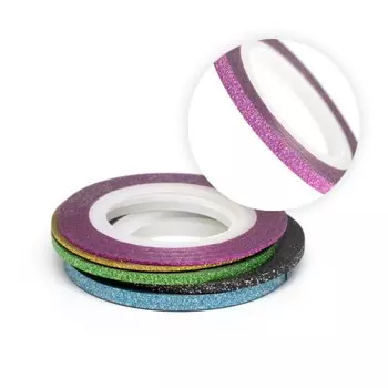 Нить на клеевой основе перламутровая Pole, 3 мм, розовая