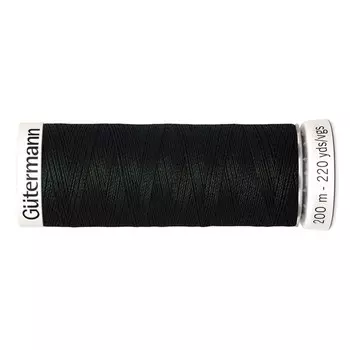 Нить Sew-all для всех материалов, 200 м, 748277 (766 чёрно-зелёный)