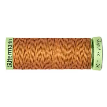 Нить Top Stitch для отстрочки, 30 м, 744506 (612 рыжая охра)