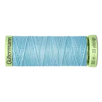 Нить Top Stitch для отстрочки, 30 м, 744506 (195 голубой лёд)