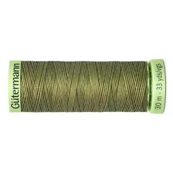 Нить Top Stitch для отстрочки, 30 м, 744506 (432 оливково-зелёный)
